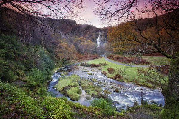 Powerscourt Waterfall in Co Wicklow