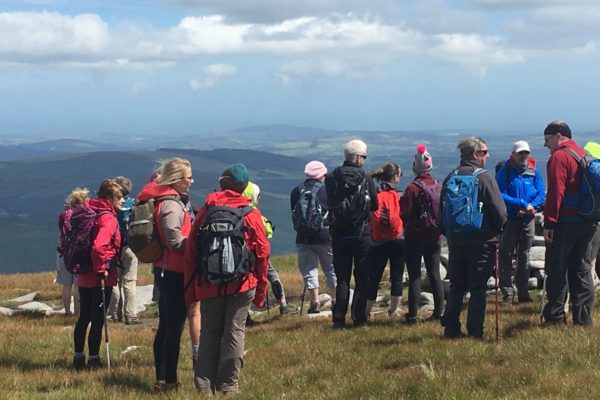 Stunning views from Lugnaquilla